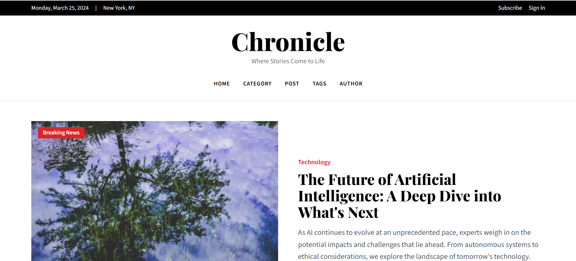 Chronicle - Magazine Blog